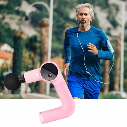 VITAMMY BODY 6, Ľahká a bezpečná samomasážna pištoľ na telo, ružová
