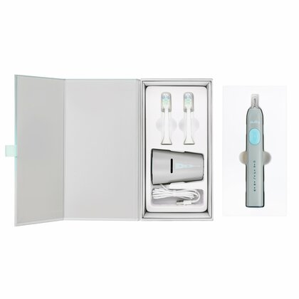 VITAMMY SMILS Sonický zubní kartáček s programem na čištění ortodontických aparátů, šedý