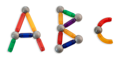 Miniland Magnetics, Magnetická stavebnice, sada s 36 částmi, 3-6 let,