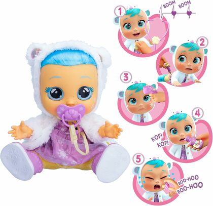 IMC Toys Cry Babies - Dressy - Gets Sick & Feels Better - Panenka Krystal