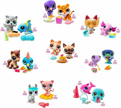 Littlest Pet Shop Pairs 2pak - Sada 2 postavičiek