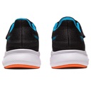 Asics Patriot 13 PS Detská bežecká obuv, čierna/modrá/oranžová, veľ. 34,5
