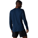 Asics Core LS Top Herren-Sportshirt mit langen Ärmeln, blau, Gr L