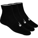 Asics Quarter Sock Sportsocken, 3 Stück, schwarz, Unisex, Größe 35-38