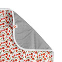 XKKO Wickelauflage, 50x70 - Rote Mohnblumen