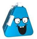 Trunki TeeBee, Tragbarer Behälter für Spielzeug, blau