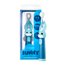 VITAMMY Bunny Schallzahnbürste für Kinder mit LED-Licht und Nanofasern, 0-3 Jahre, blau