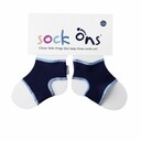 Sock Ons Návleky ne detské ponožky, Navy - Veľkosť 0-6m