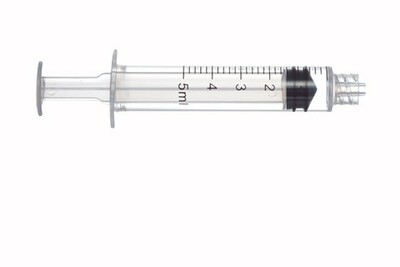 SOL-M Trojdielna striekačka s Luer Lock, škálovaná po 0,02 ml, 10 ml, 100 ks