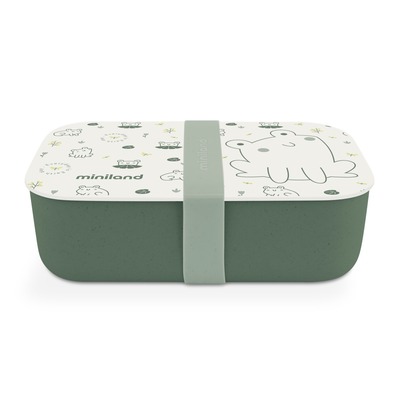 MIniland ECO-friendly Box na uložení jídla/svačiny, 1L, Žabka