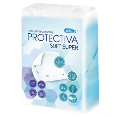 INCOMED PROTECTIVA SOFT SUPER Hygienické podložky, 60 × 90 cm, 30ks