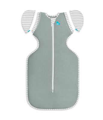 Love To Dream Swaddle UP 50/50, spací pytel, velikost L, tmavá oliva, 2 FÁZE, Original