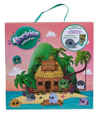 Flockies Pension - Domček pre zvieratká/ Penzión na Tropickom Ostrove + figúrka