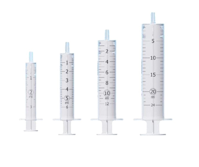 MARGOMED 20 ml Dvojdielna striekačka, jednorazová, bez latexu, 100 ks.