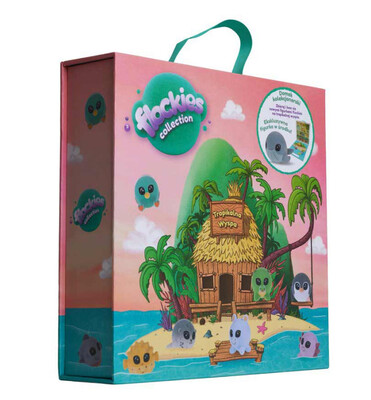 Flockies Pension New - Nový Domček pre zvieratká/ Penzión na Tropickom Ostrove + figúrka