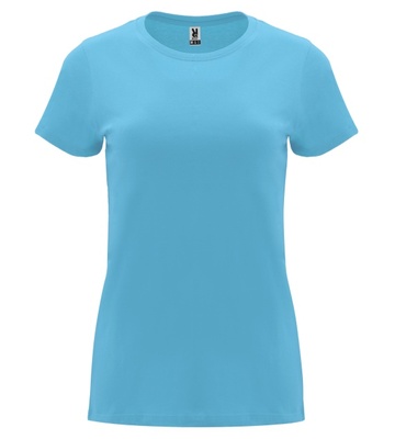 Primastyle Női orvosi póló rövid ujjal CAPRI, türkiz, nagy. XL