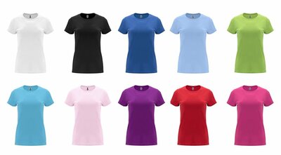 Primastyle Női orvosi póló rövid ujjal CAPRI, lila, nagy. XL