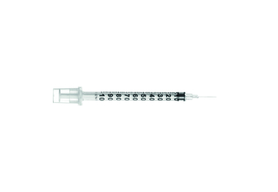 SOL-M Striekačka s Luer Slip koncovkou, s vymeniteľnou ihlou 25G, (balenie 100 ks), 1ml