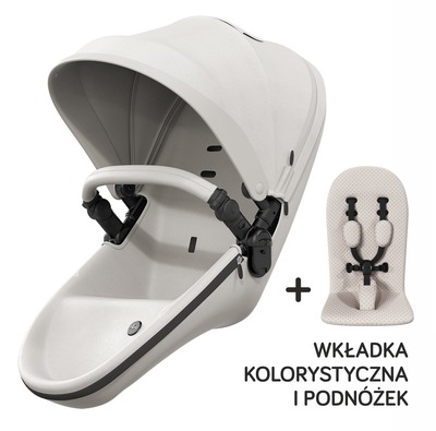 Mima Sportovní část kočárku Mima Xari Max, Sněhobílá