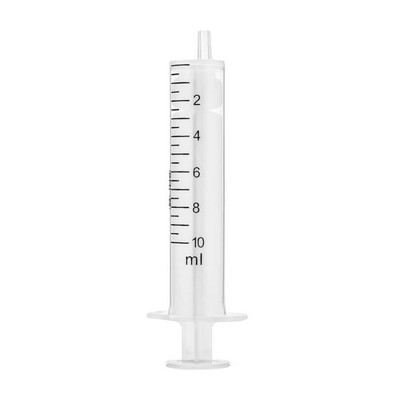 SOL-M Perorálna striekačka s priehľadným valcom, 10ml, 100 ks