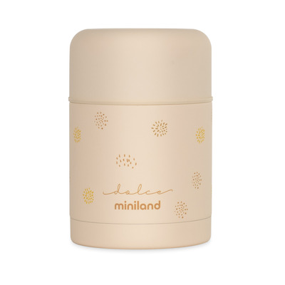 Miniland Dolce Termoska na jídlo, 600 ml, vanilková