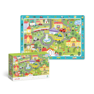 DoDo Puzzle - Život ve městě 80 dílků