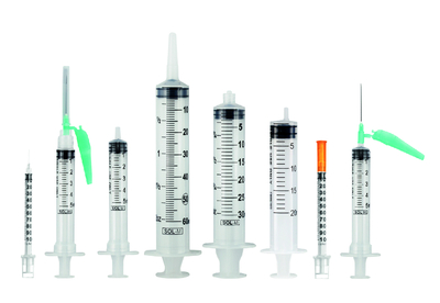 SOL-M Trojdielna striekačka s Luer koncentrickým hrotom, 100 ks, 3ml