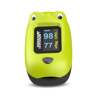 NOVAMA FROXY Pulsoximeter für Kinder über 10 kg mit Tiermotiv