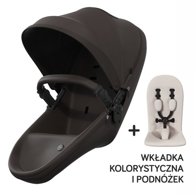 Mima Sportovní část kočárku Mima Xari Max, Čokoládová hnědá