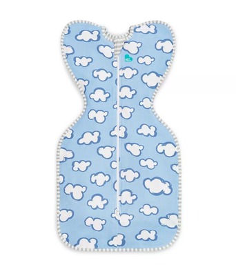 Love To Dream Zavinovačka Swaddle UP, veľkosť M, ETAPA 1, modrá obláčik, Original