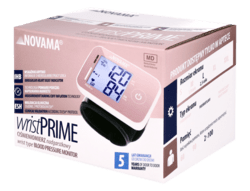 NOVAMA WRIST PRIME Pink zápästný tlakomer s detekciou arytmie a protokolom ESH