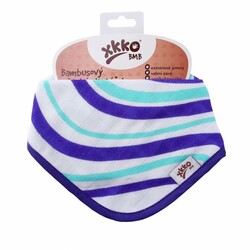 XKKO BMB  Hearts&Waves - Slintáčik/Šatka, Ocean Blue Waves (1ks)