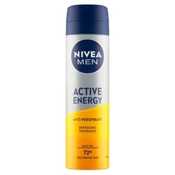 NIVEA Men Active Energy Sprej antiperspirant, 150 ml