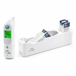 BRAUN Thermoscan Pro 6000-300 ušný teplomer s náhradnými krytmi pre nemocničné účely