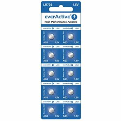 everActive LR41, Knopf-Alkali-Lithium-Batterien 1,5 V, 10St