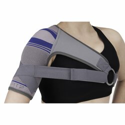 QMED ACROMED LEFT Ramenná ortéza, ľavá, strieborno-modrá, veľ. 5