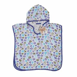 XKKO BMB Flowers&Birds Boys,  Bambusové pončo, veľ. 1,  1-2roky