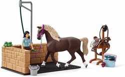 Schleich Stáj s mycím koutem a příslušenstvím