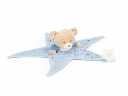 TRUDI BABY STAR- Plyšový maznáčík - Macko - modrý