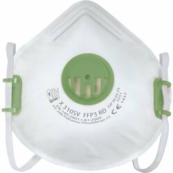 FFP3 OXYLINE X 310 SV RD Szűrő félálarc szeleppel, 10 db