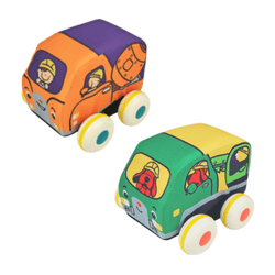 Ks Kids Spielzeugauto mit Schulbus und Feuerwehrauto