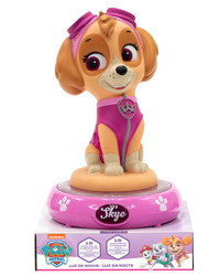Kids Euroswan 3D nočné svetlo - Paw Patrol, Skye