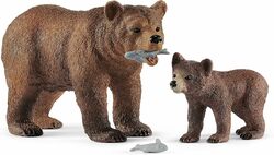 Schleich Samice medvěda grizzly s mládětem