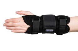MEYRA MEDICAL MANU MEDICAL Stabilizačná ortéza ruky bez palca, čierna, ľavá, veľ. 4