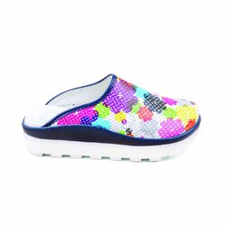 Carine LUX SABO, Professionelles medizinisches Schuhwerk mit Perforation NT 052, Mosaik, Größe 40