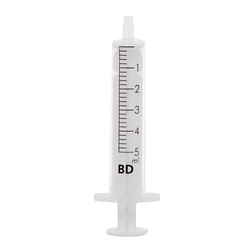 BD Discardit Injektionsspritze Einweg zwei-teilig - 5 ml / 100 Stück