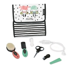 Miniland Magická sada péče o dítě (7ks), černo-bílá