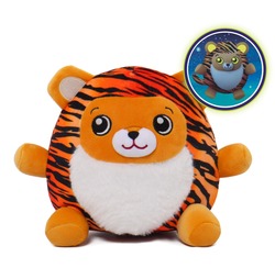 Dream Beams - Svítící plyšák/polštářek, Tiger Connor, 18cm