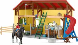 Schleich Stall für Pferde mit Zubehör