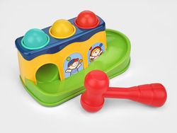Ks Kinderspielzeug zum Schlagen mit einem Hammer